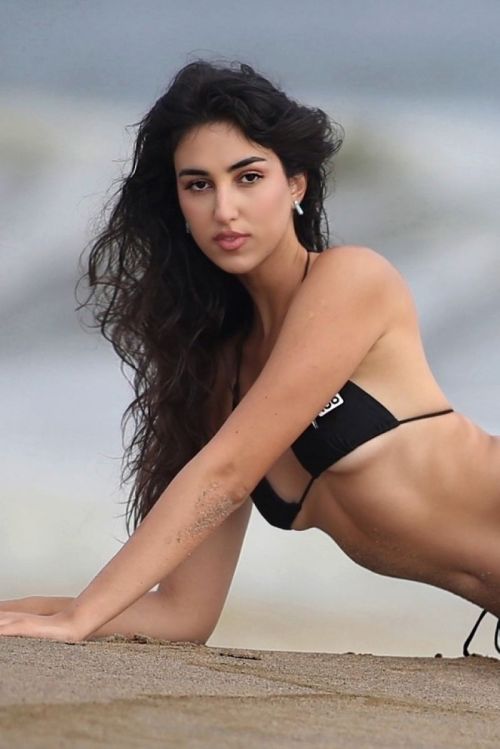 Nina Svet Beach Photoshoot for 138 Water in Malibu 5