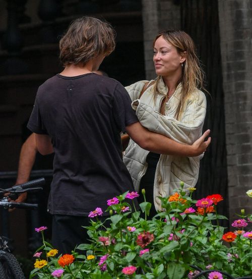 Olivia Wilde out with her Brother Charlie in New York 07/16/2023 3