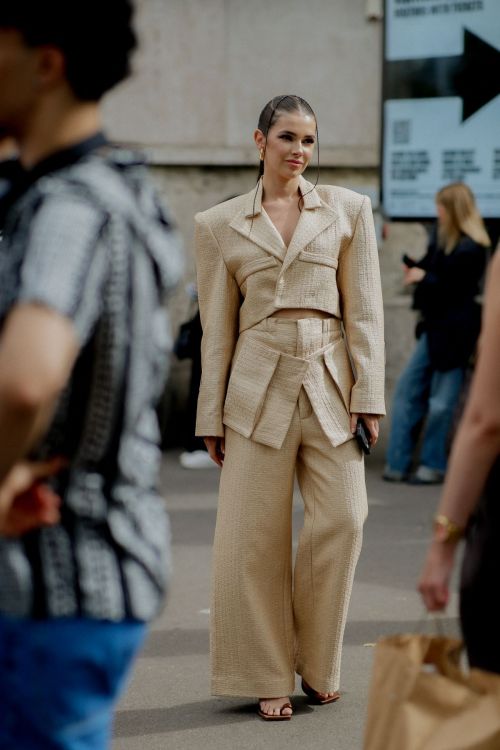 Polina Erofeeva at Alexandre Vauthier Fall/Winter 23-24 Haute Couture Show in Paris 2