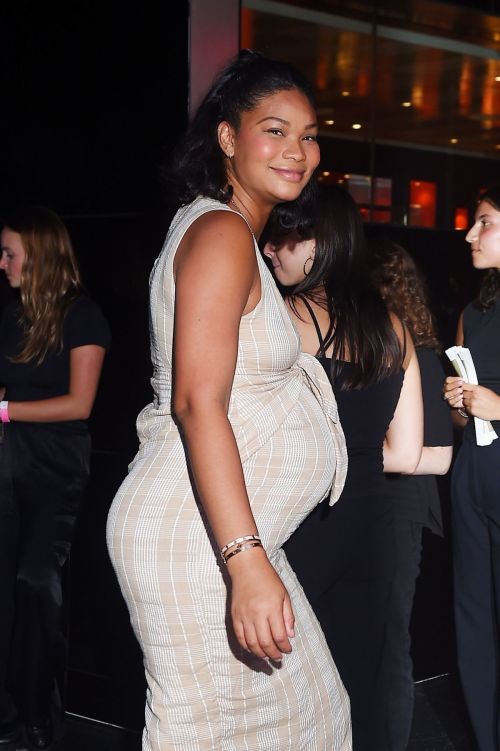 Pregnant Chanel Iman Arrives at Boom Boom Room for Expedia Event in NYC 2