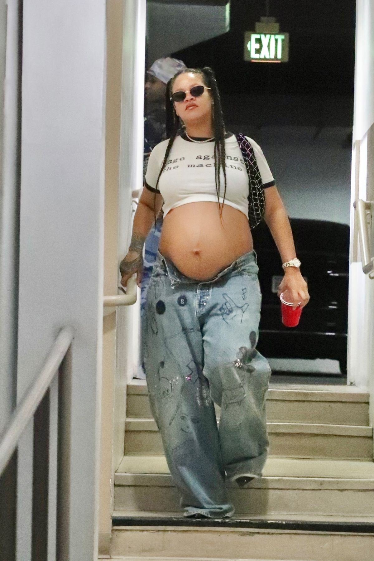 Pregnant Rihanna Heading to Lunch in Beverly Hills 07/24/2023