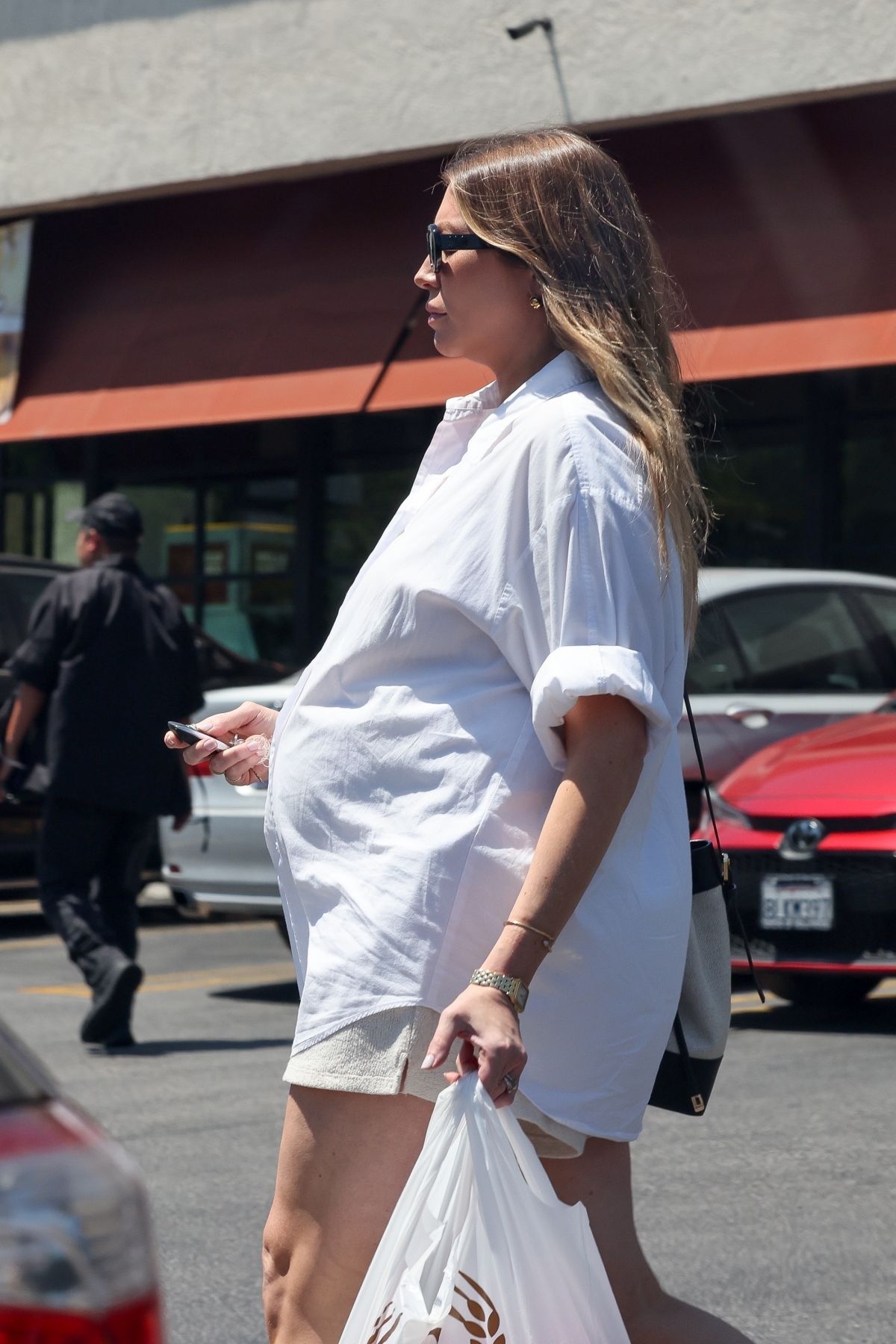 Pregnant Stassi Schroeder Shopping at Gelson in Los Feliz