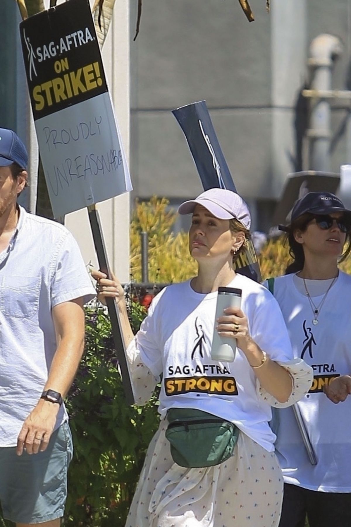 Sarah Paulson at SAG Strike at Netflix in Hollywood 07/25/2023