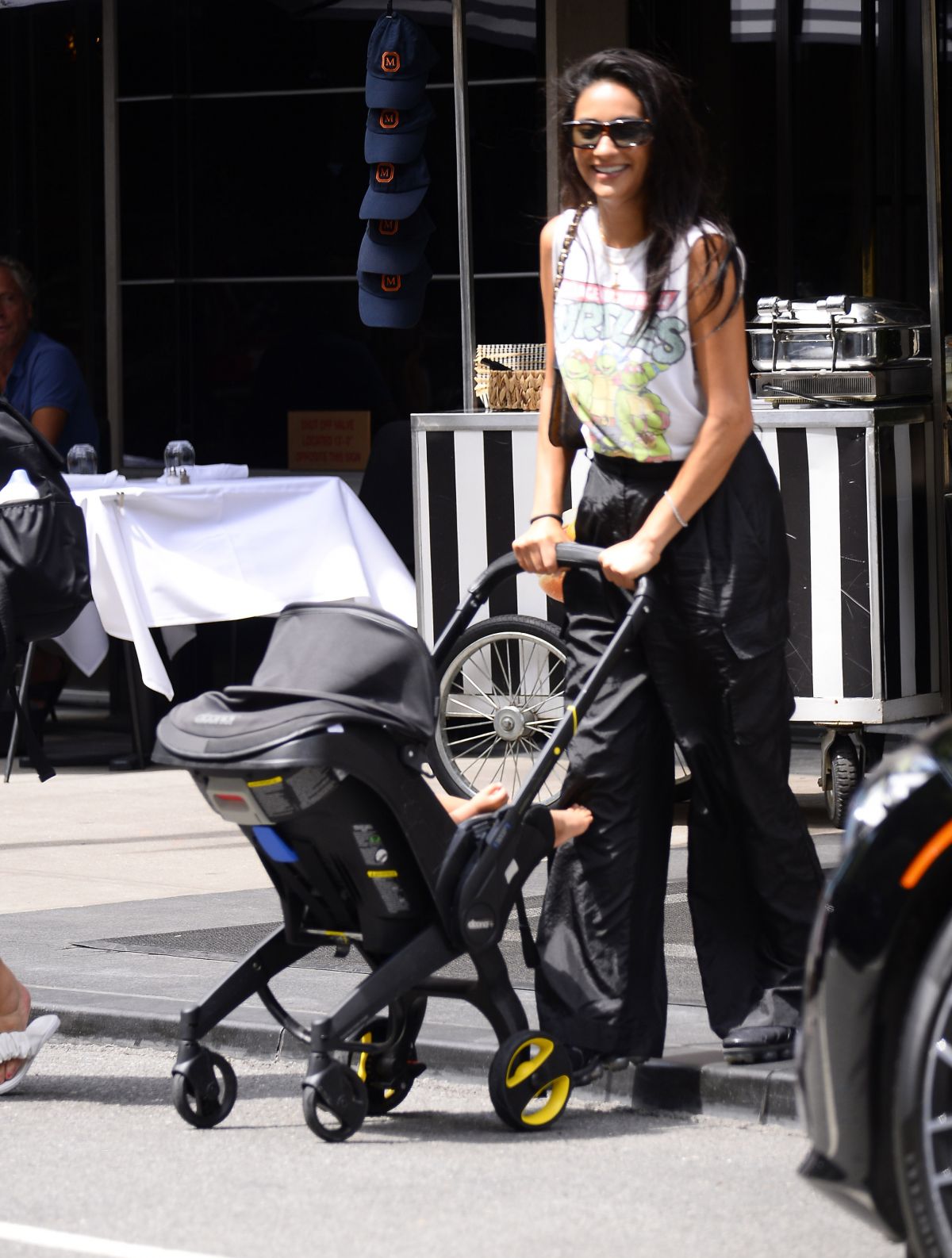 Shay Mitchell and Matte Babel Out in New York 07/25/2023