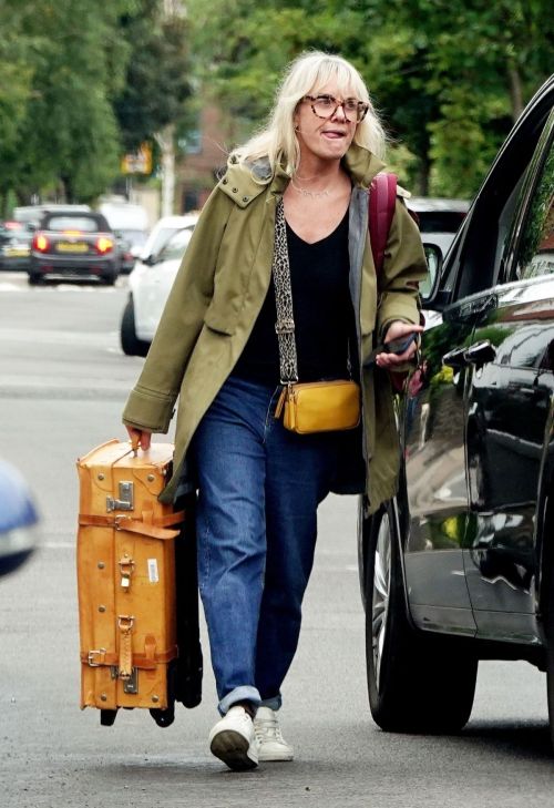 Tamzin Outhwaite Out and About in London 2