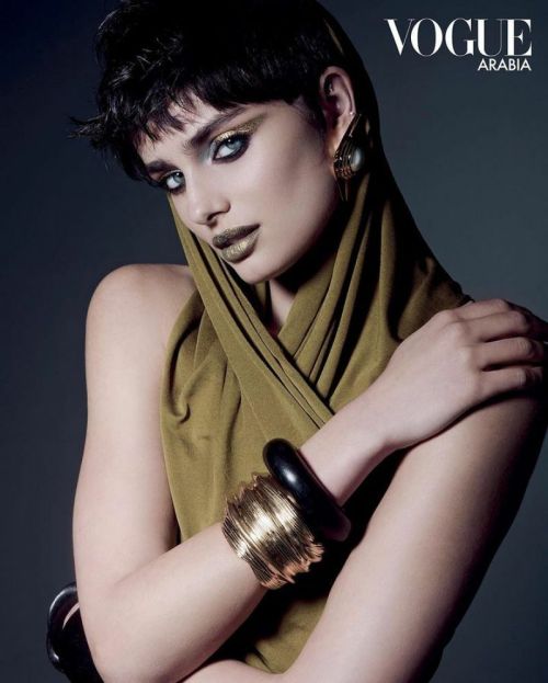 Taylor Hill for Vogue Arabia August 2023 5