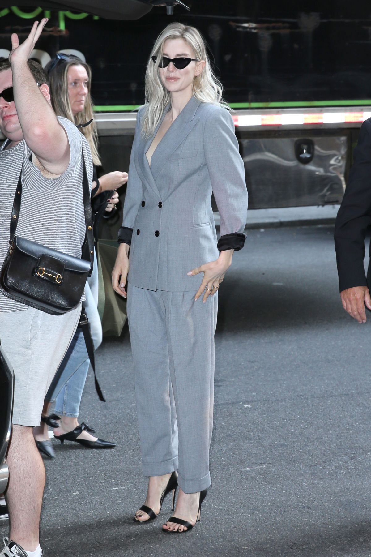 Vanessa Kirby Arrives at CBS Studios in New York 07/12/2023