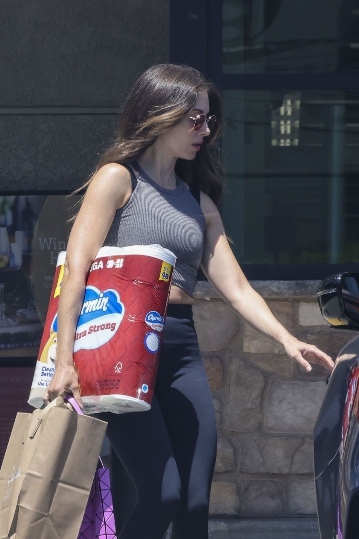 Alison Brie Shopping Day at Gelson