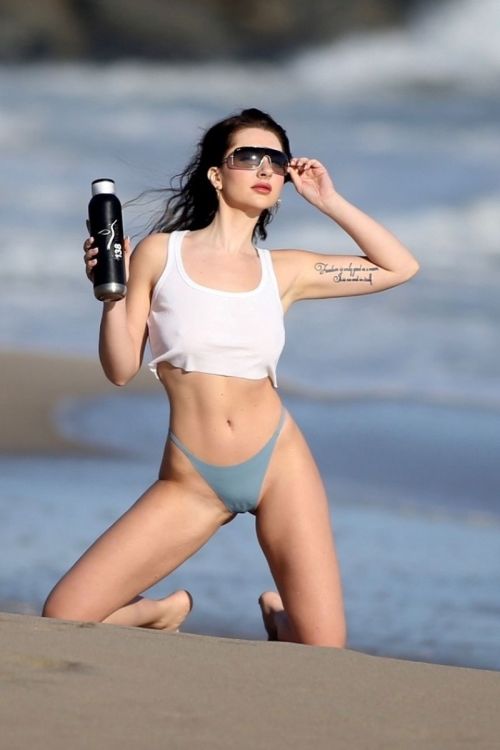 Anastasia Rinna at a Photoshoot at Malibu Beach 07/29/2023 11