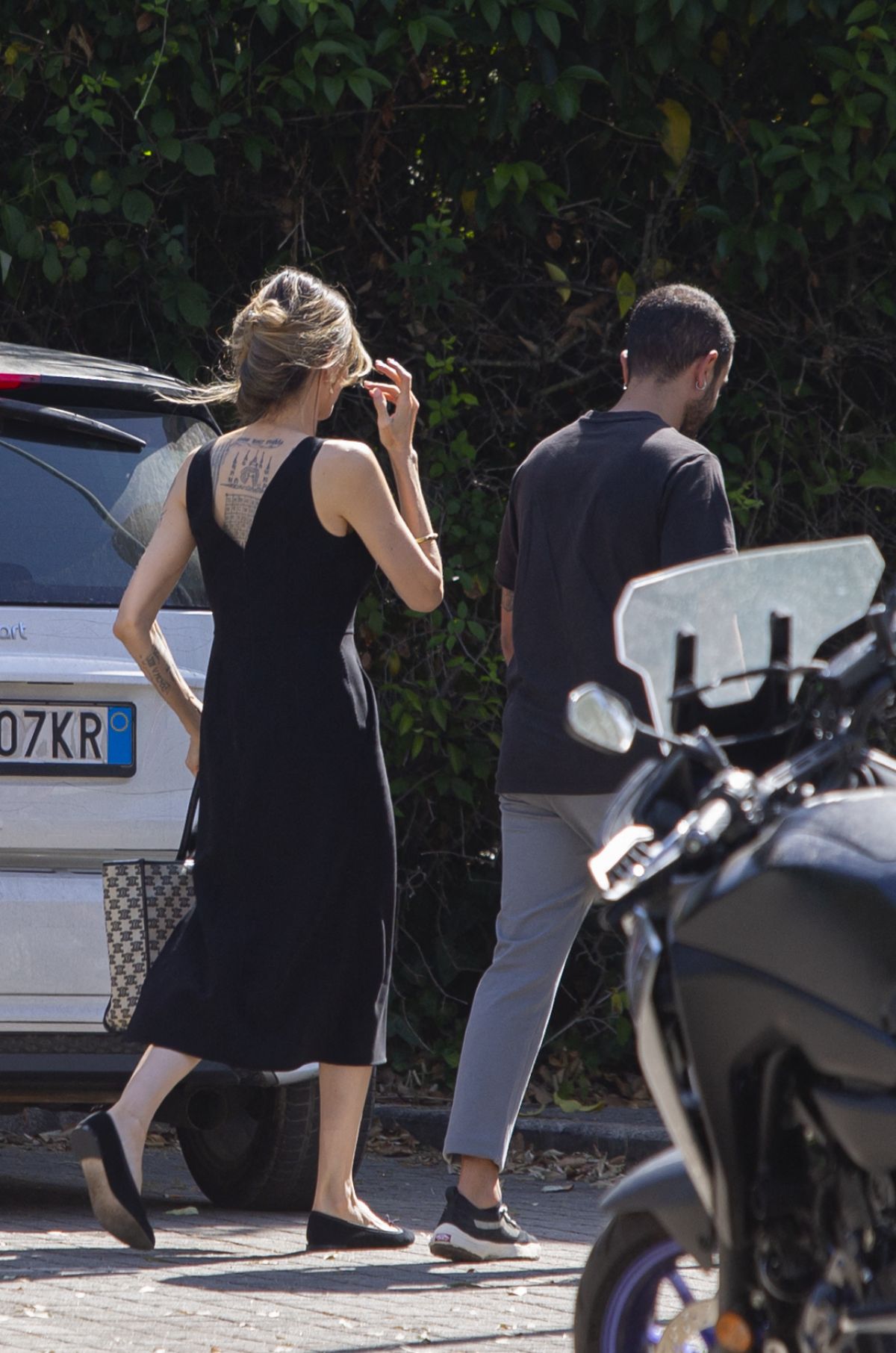 Angelina Jolie Leaves Her Hotel in Rome 07/28/2023