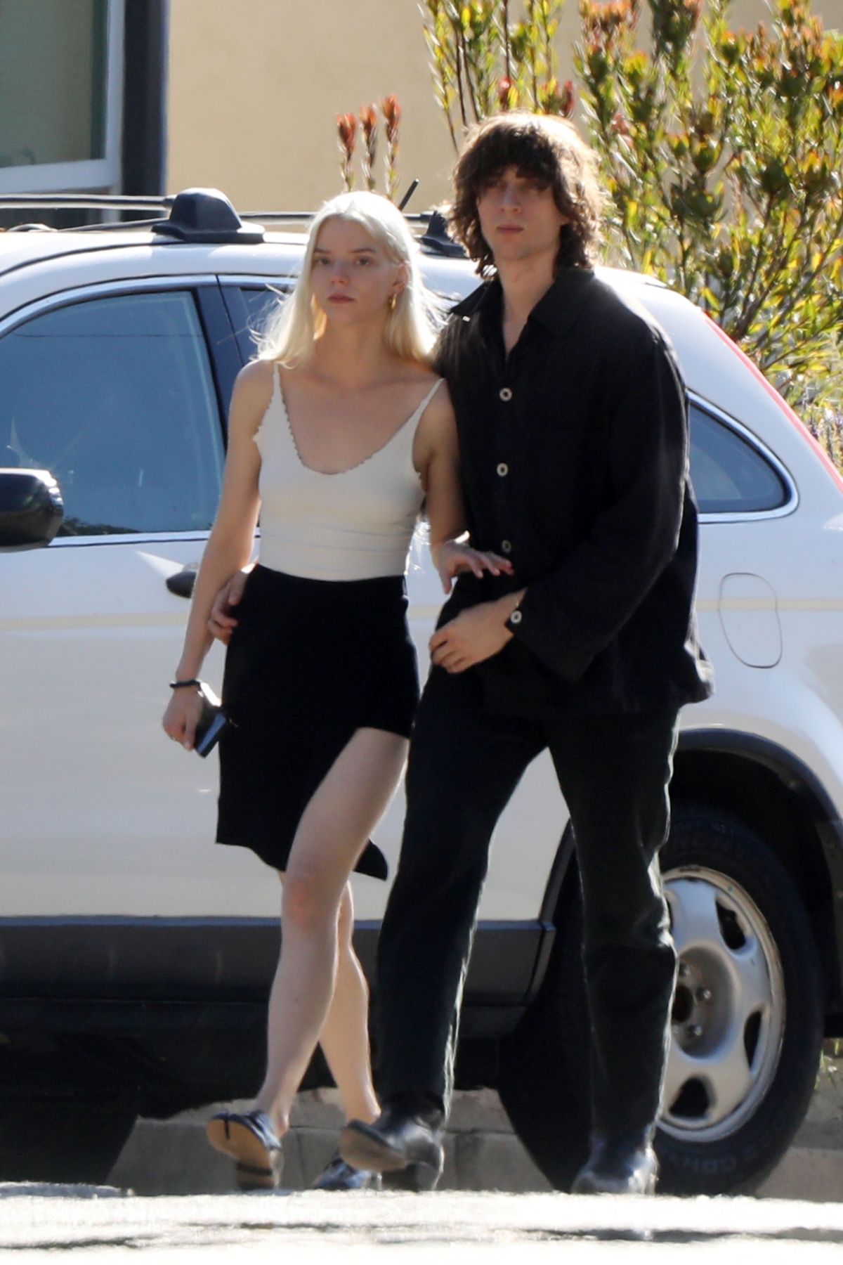 Anya Taylor-Joy and Malcolm McRae in LA