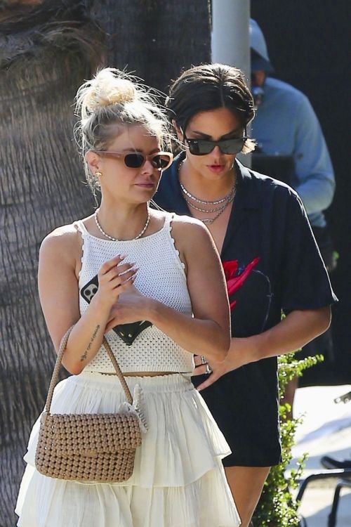 Ariana Madix and Katie Maloney on the Set of Vanderpump Rules at Mexicali in Los Angeles 07/28/2023 2