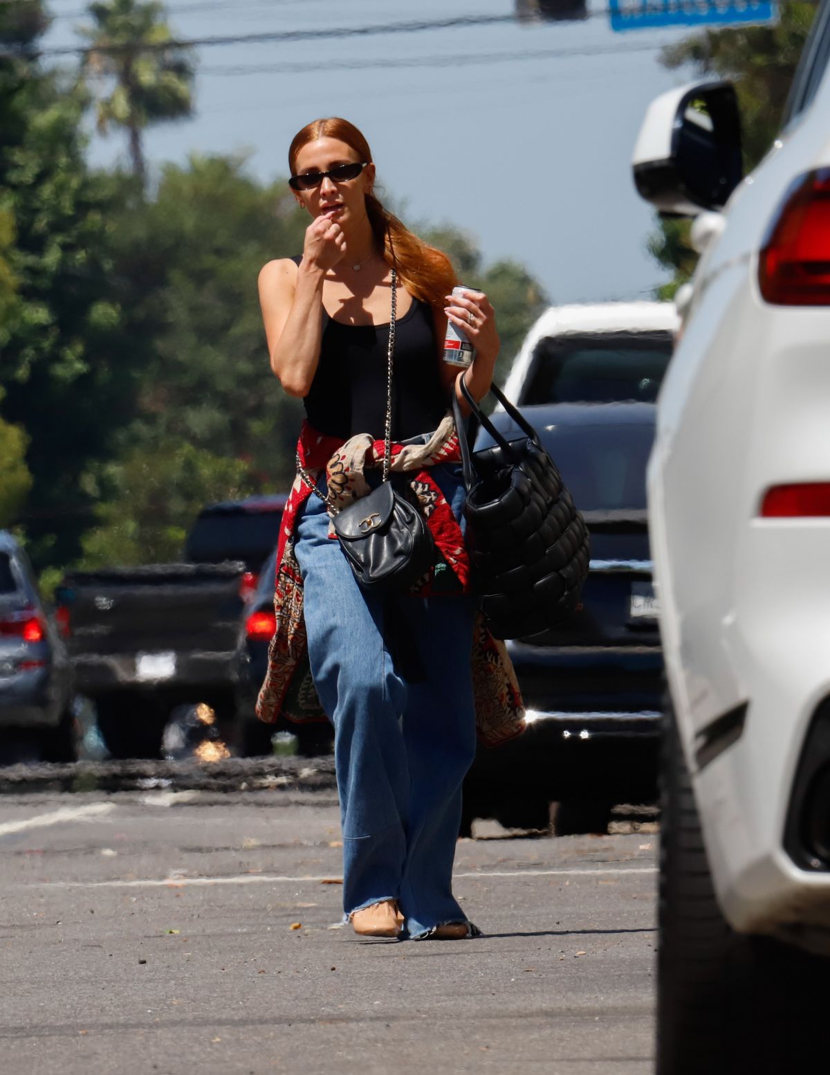 Ashlee Simpson Out and About in Los Angeles