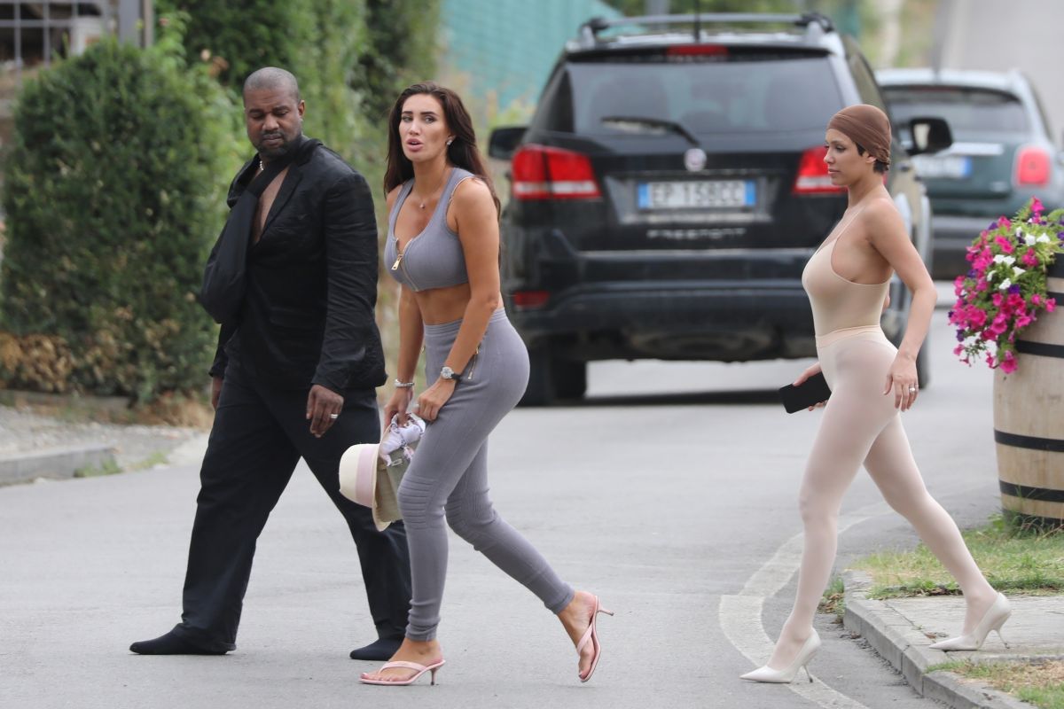 Bianca Censori and Kanye West Out in Tuscany