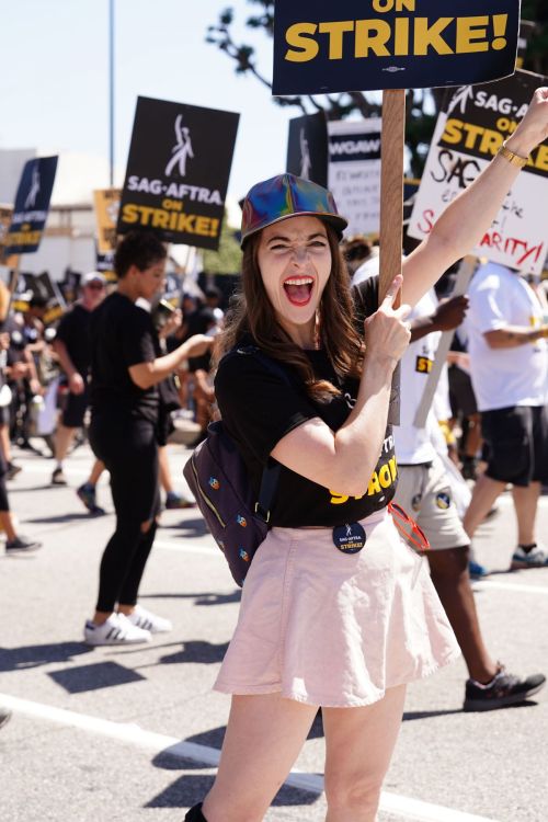 Brittany Curran at SAG Strike at Universal Studios in Hollywood 3