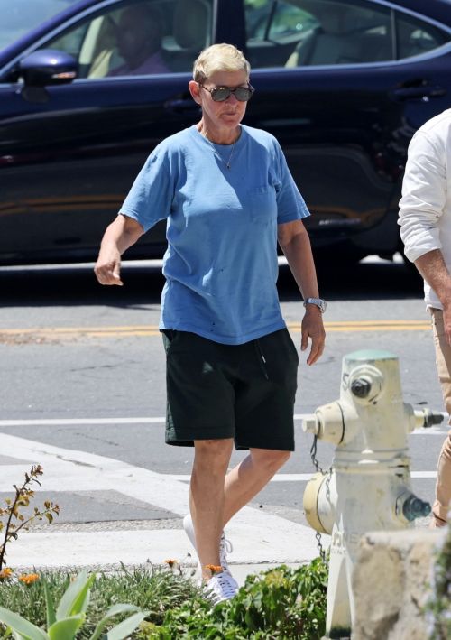 Ellen DeGeneres spotted leaving a restaurant with a friend 4