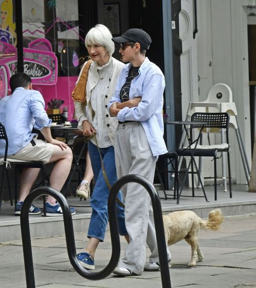 Emma Corrin Out with Her Mum in London 1