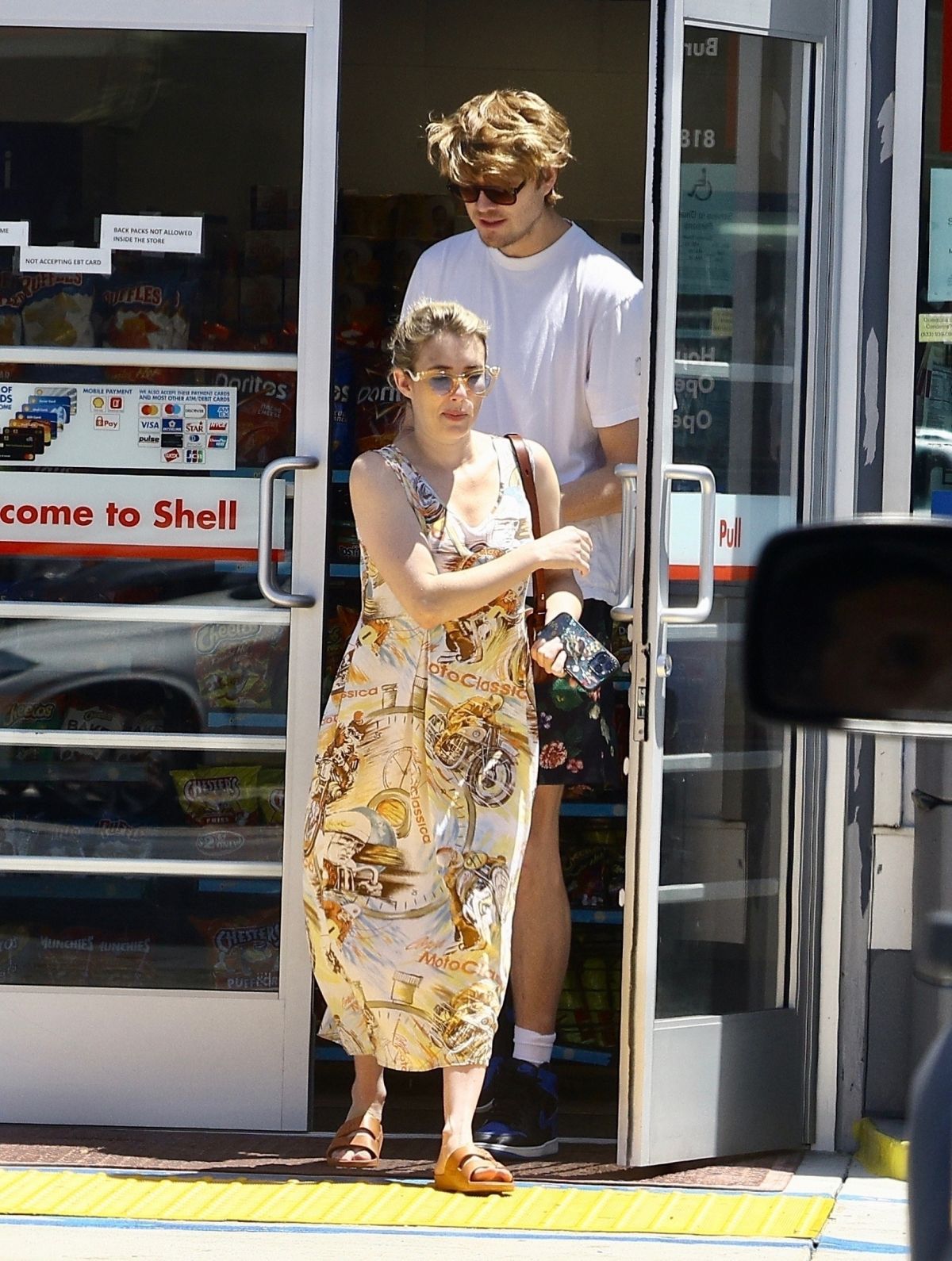 Emma Roberts and Cody John Shopping at Target in Los Angeles 08/05/2023