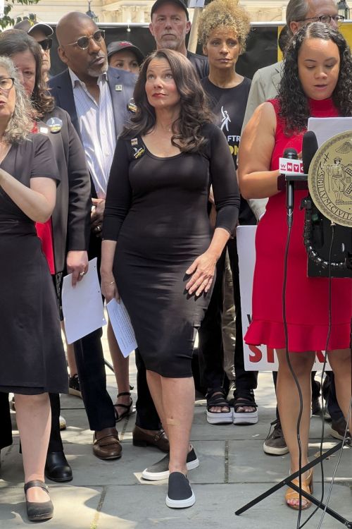 Fran Drescher at SAG Strike 2