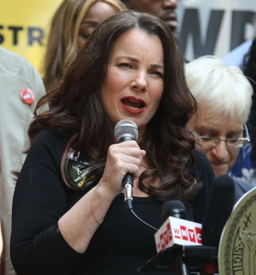 Fran Drescher at SAG Strike 4