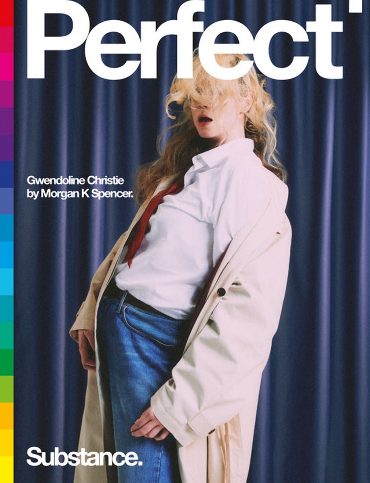 Gwendoline Christie featured in Perfect Magazine