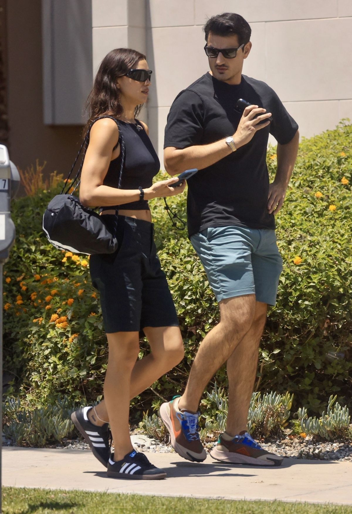 Irina Shayk out with a friend in Los Angeles