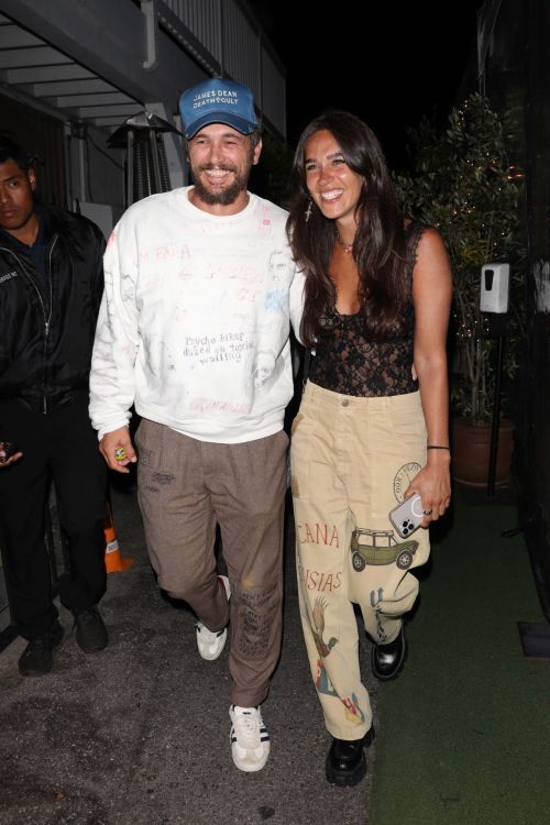 Izabel Pakzad and James Franco out for dinner at Giorgio Baldi in Santa Monica 3