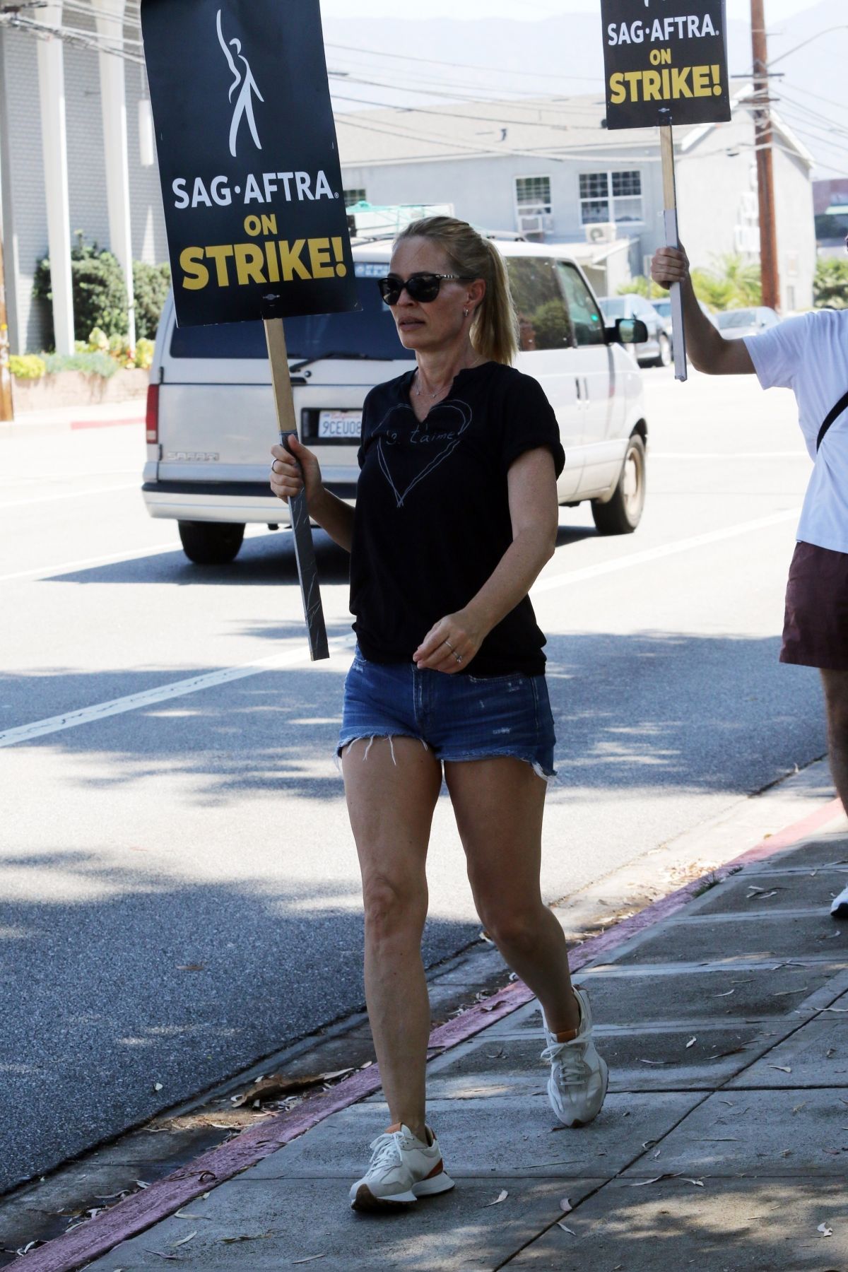 Jeri Ryan at SAG-AFTRA Strike in Los Angeles 08/02/2023