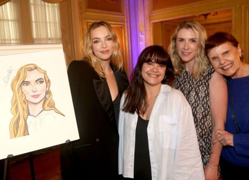 Jodie Comer at a Caricature Portrait Celebration in New York 2