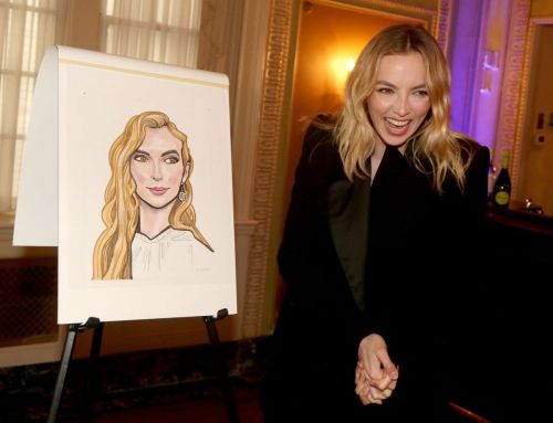 Jodie Comer at a Caricature Portrait Celebration in New York 3