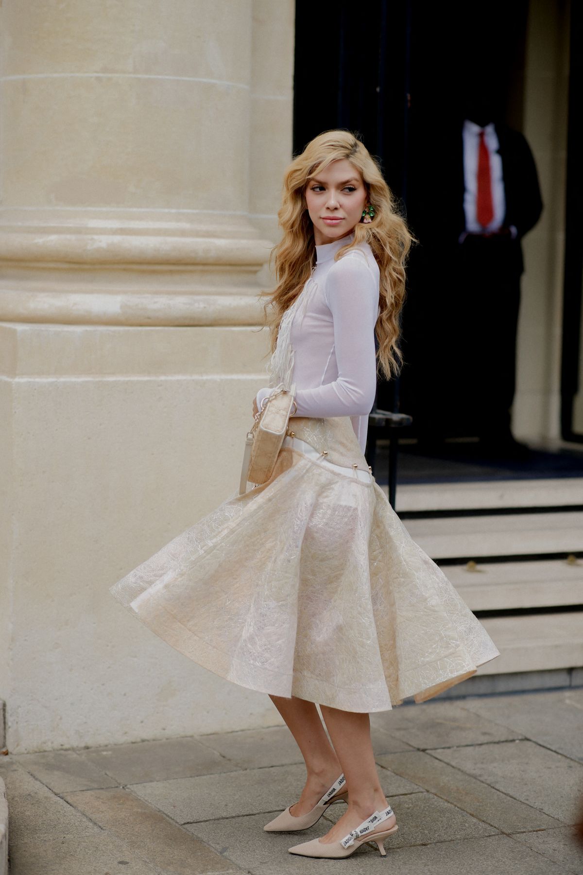 Jordanna Maia at Alexis Mabille Fall/Winter 23-24 Haute Couture Show in Paris