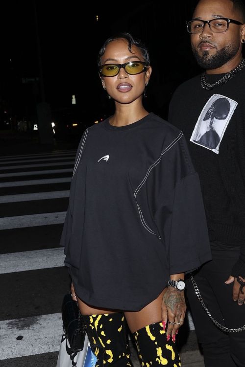 Karrueche Tran Dinner at Di Di Restaurant 2