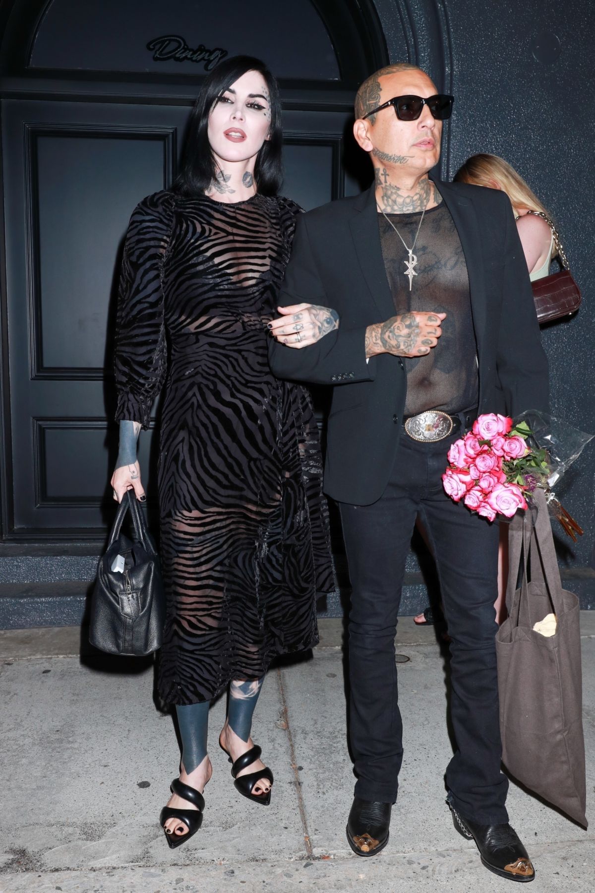 Kat Von D and Rafael Reyes Date Night