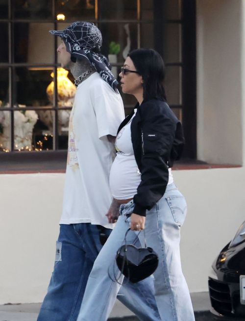 Kourtney Kardashian and Travis Barker Out in Los Angeles 08/02/2023 2
