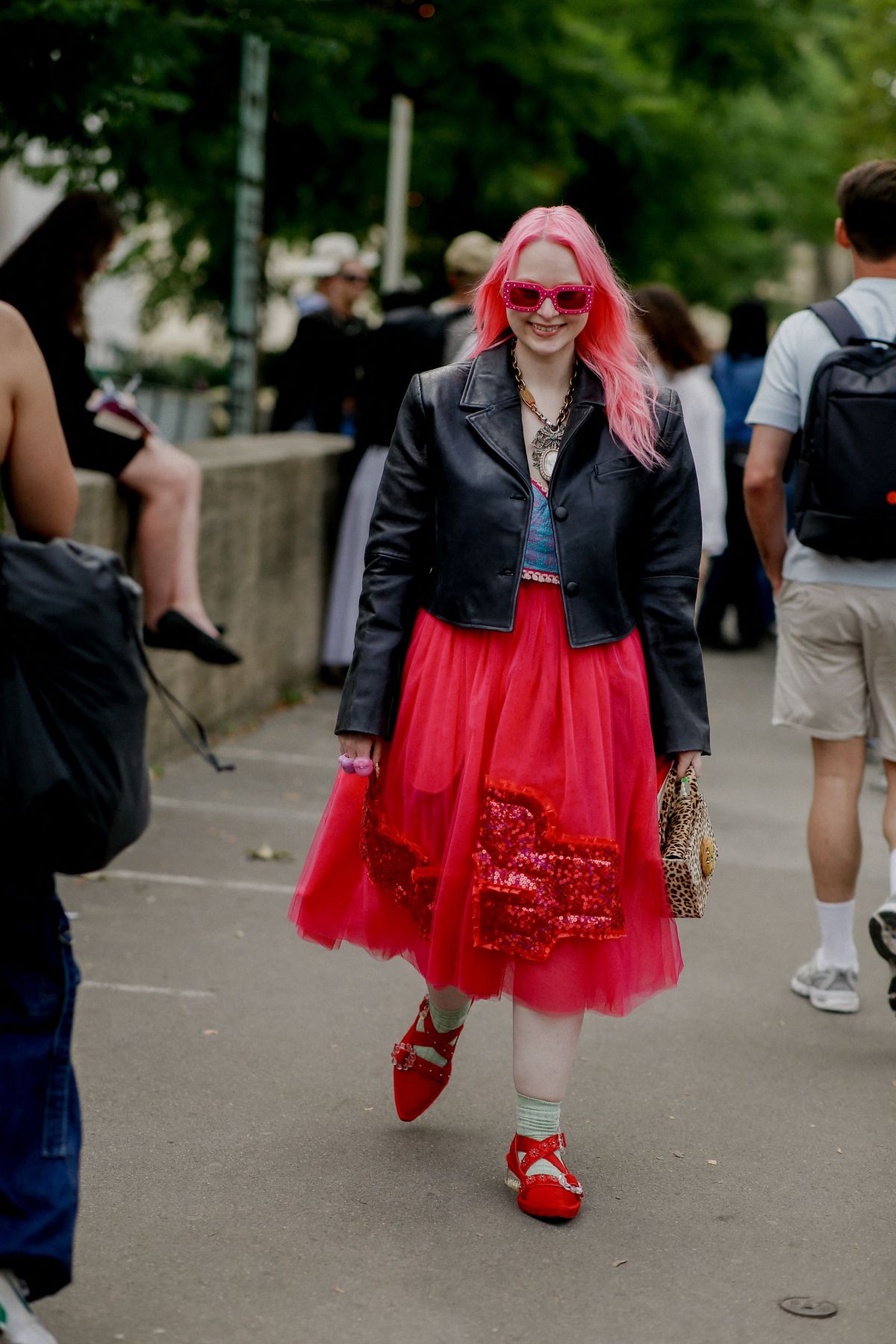 Kristen Bateman Arrives at Alexandre Vauthier Haute Couture