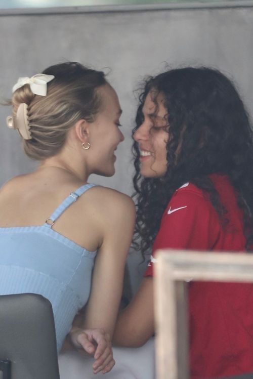 Lily-Rose Depp and 070 Shake Enjoy Lunch in West Hollywood 2