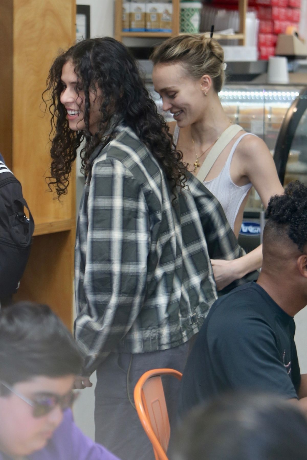 Lily-Rose Depp and 070 Shake Picking Up Pastries