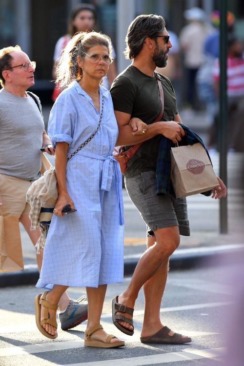 Marisa Tomei and Marco Calvani Out 1