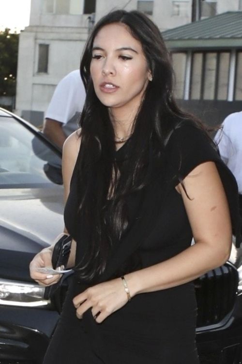 Noor Alfallah Arrives for Dinner with Al Pacino 1