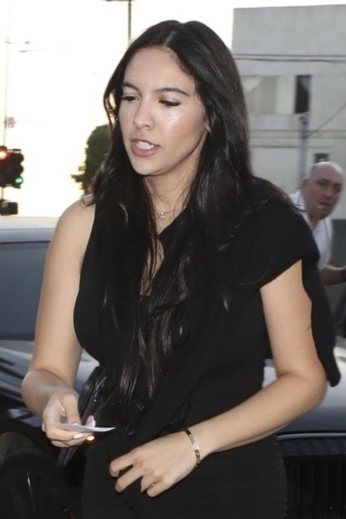 Noor Alfallah Arrives for Dinner with Al Pacino 6