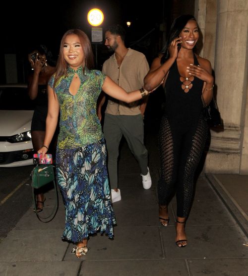 Ruchee Gurung and Catherine Agbaji Arrive at Libertine Nightclub in London 1