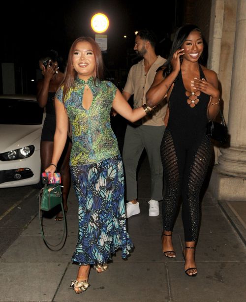 Ruchee Gurung and Catherine Agbaji Arrive at Libertine Nightclub in London 2