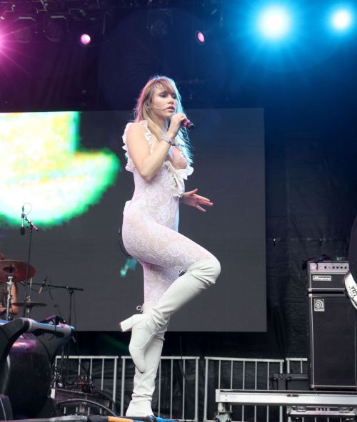 Suki Waterhouse Performs at Lollapalooza Festival in Chicago 1