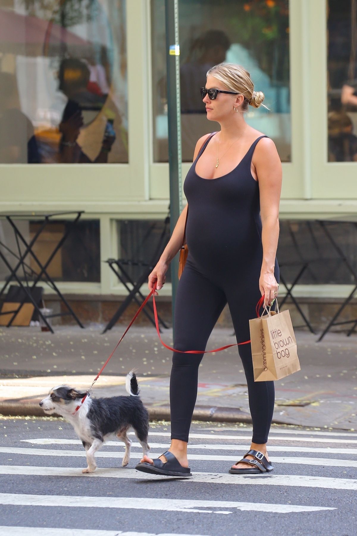 Taylor Neisen Out with Her Dog in New York