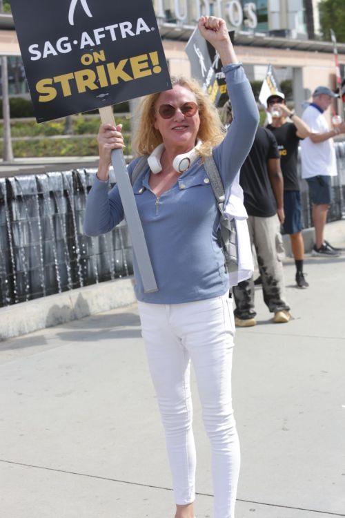 Virginia Madsen at Fox Studios for SAG-AFTRA Strike 08/01/2023 3