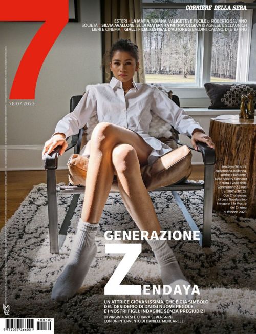 Zendaya featured in Corriere della Sera July 2023 1