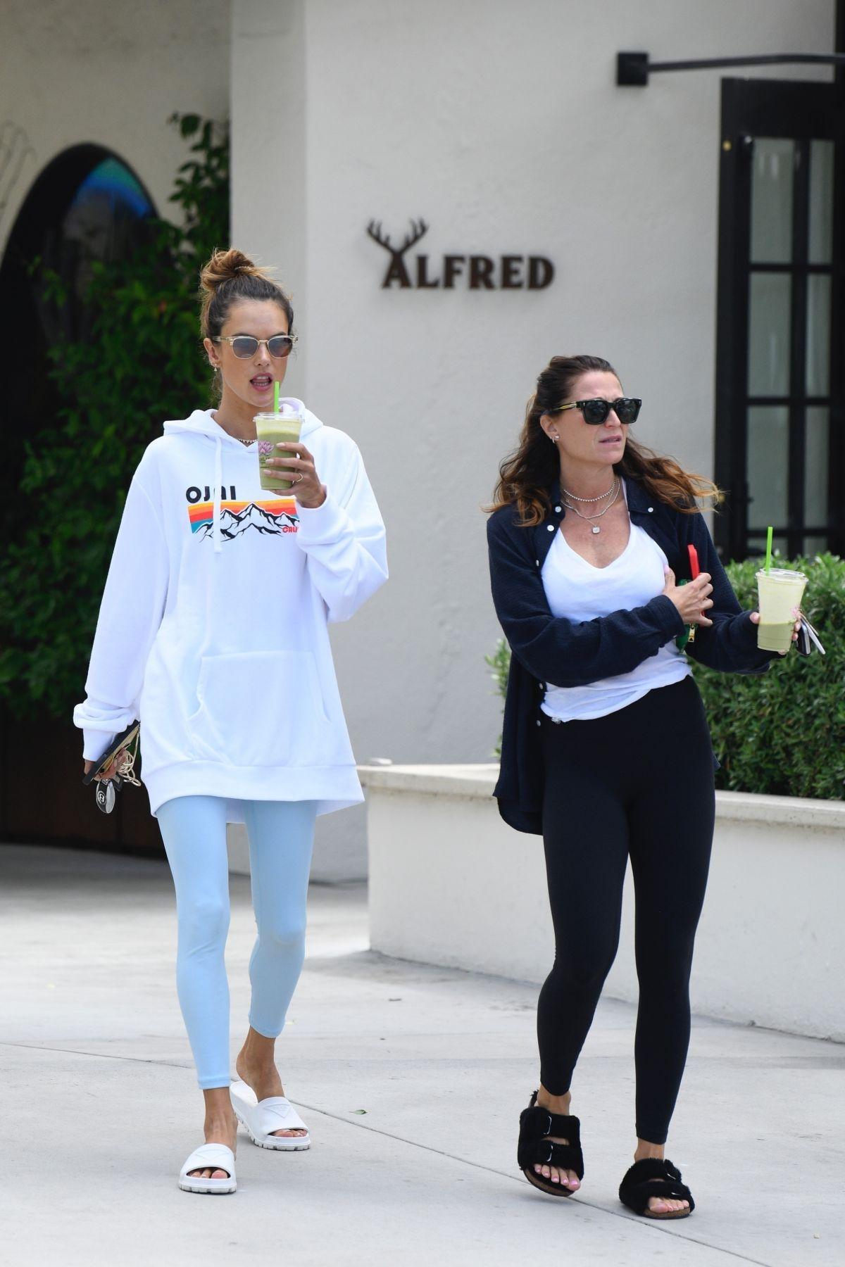 Alessandra Ambrosio Enjoys Pilates with a Friend in Malibu 09/06/2023