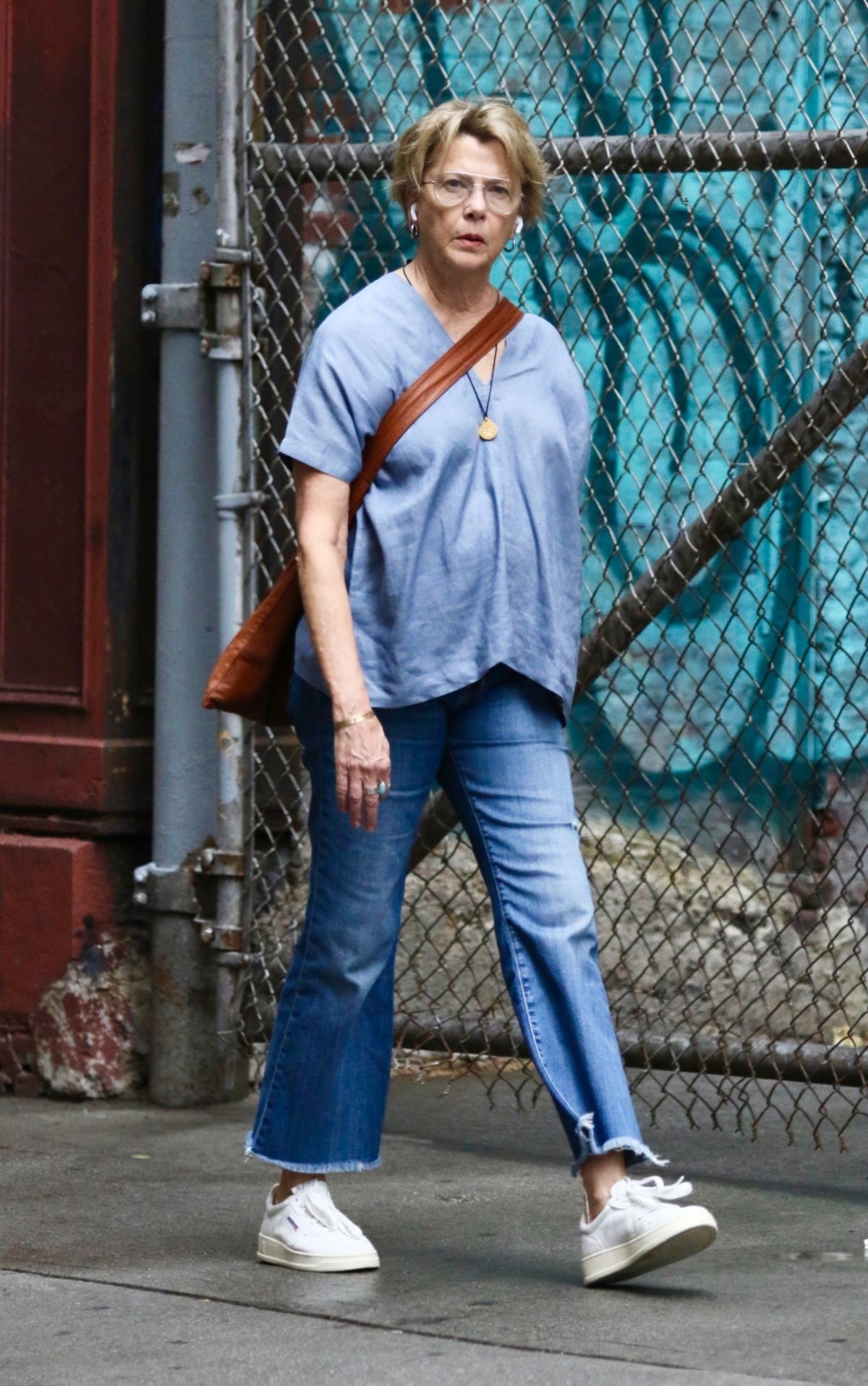 Annette Bening Out and About in New York 09/08/2023