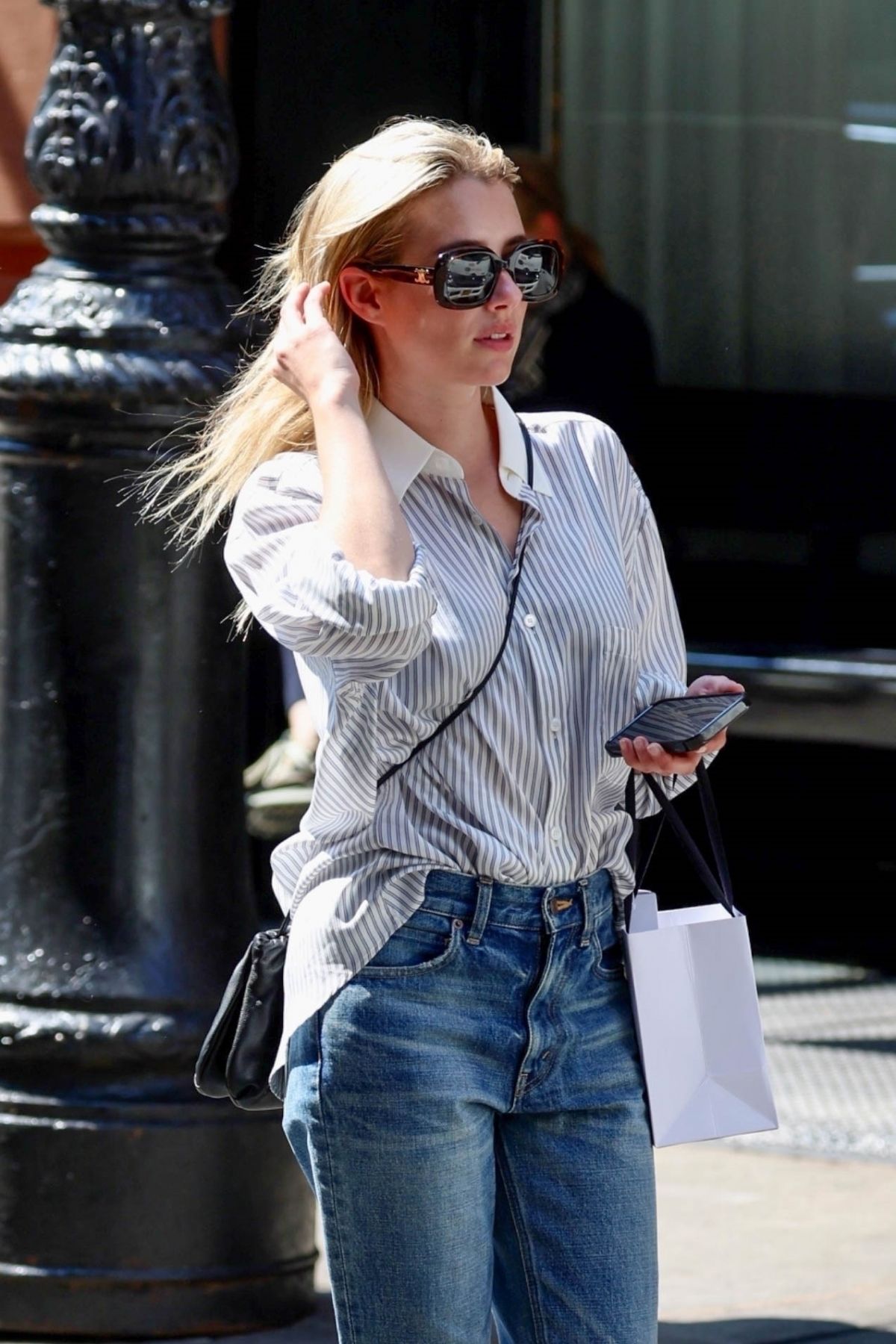 Emma Roberts Enjoys Shopping Day in New York 09/08/2023