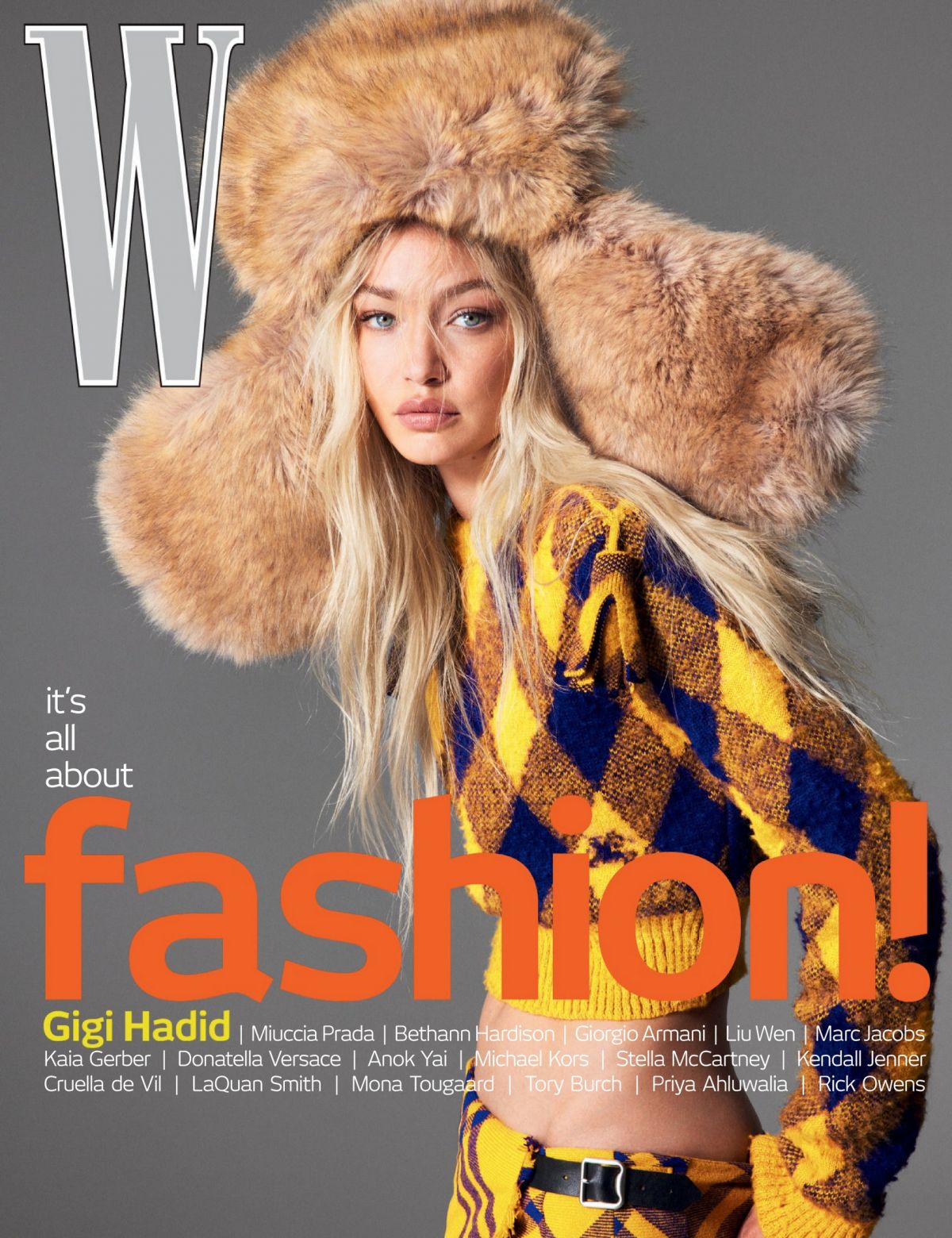 Gigi Hadid's Elegant Feature in W Magazine - September 2023